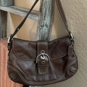 COACH Leather Shoulder Purse